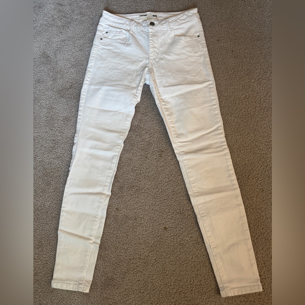 Garage White Slim Fit Jeans